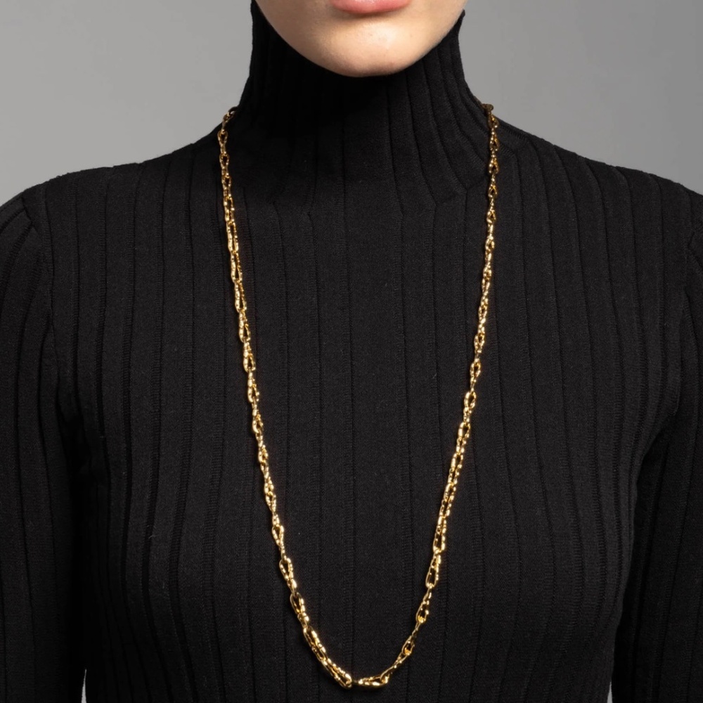 Alexis Bittar Gold Chain Necklace - Picture 2 of 7